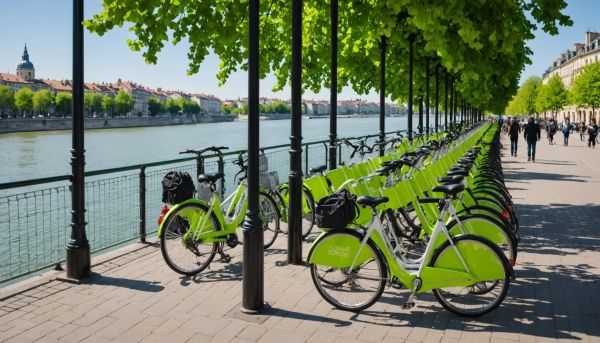 Le réseau de vélos en libre-service à Lyon