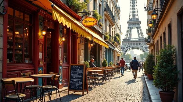 Accès au bistro parisien : métro, stationnement et vue garantie